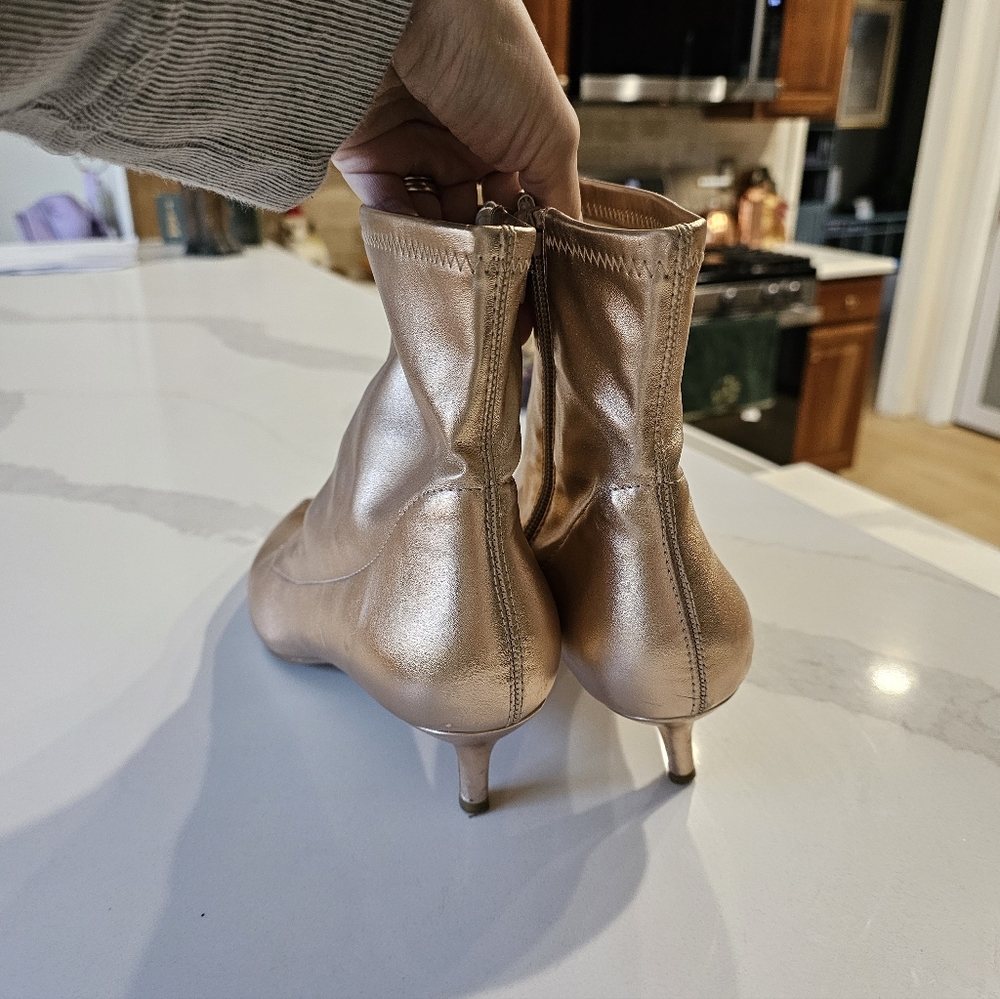 Free People Marilyn Kitten Heels Rose Gold - Picture 8 of 11